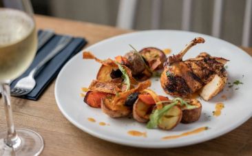 chicken and roasted potatoes 